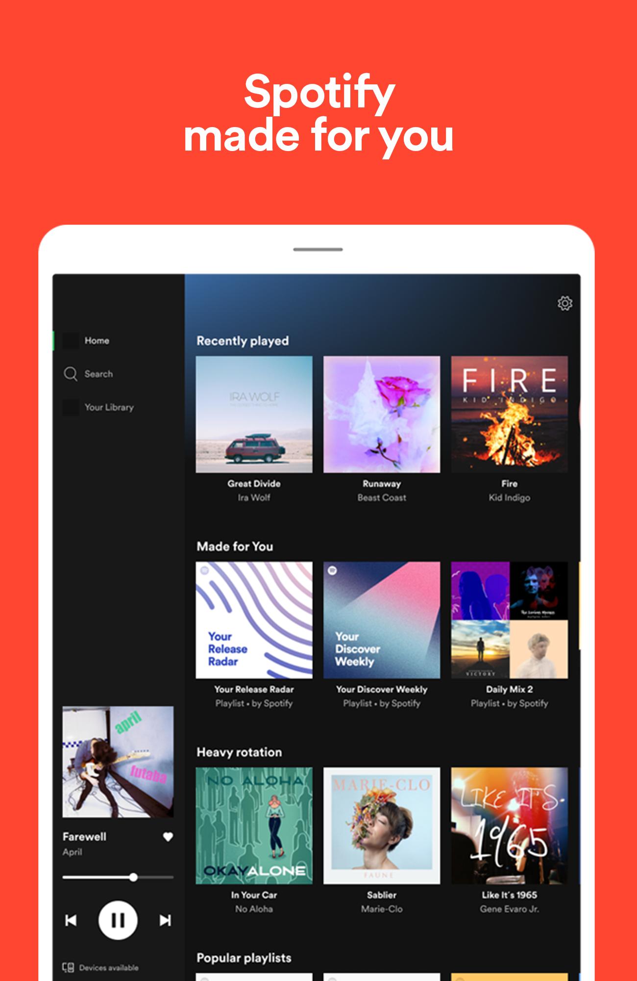 Spotify Android Tablet Apk Download