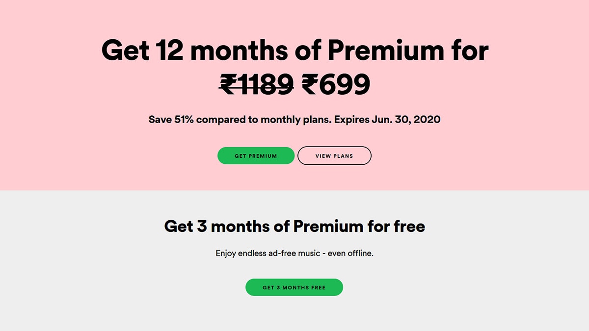 Code for free spotify premium